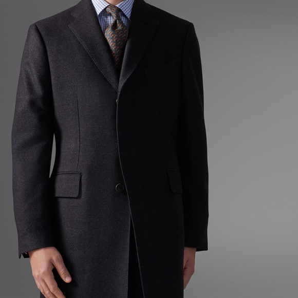 🚨SOLD🚨Thomas Pink Herringbone Overcoat - Picture 1 of 4